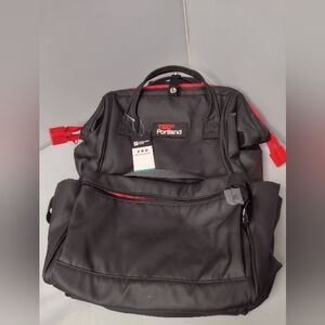 NWT TEDx Portland Backpack Portland Gear Black Book Bag Limited Edition B1